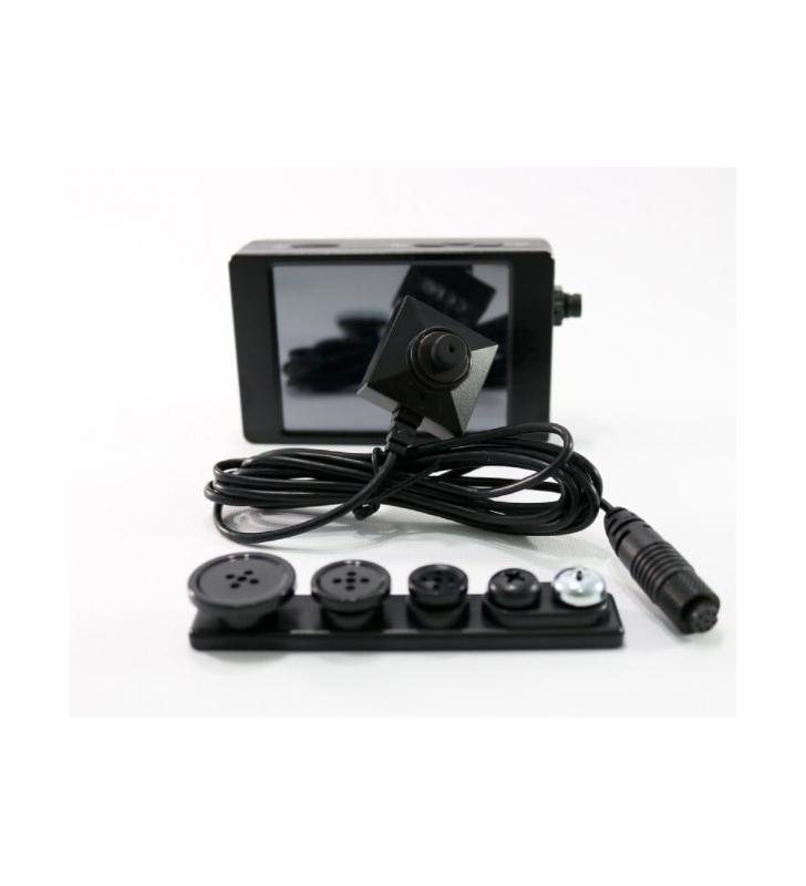 Micro Registratore con schermo wifi touch Video e Audio Full HD con  Microtelecamera spia a bottone