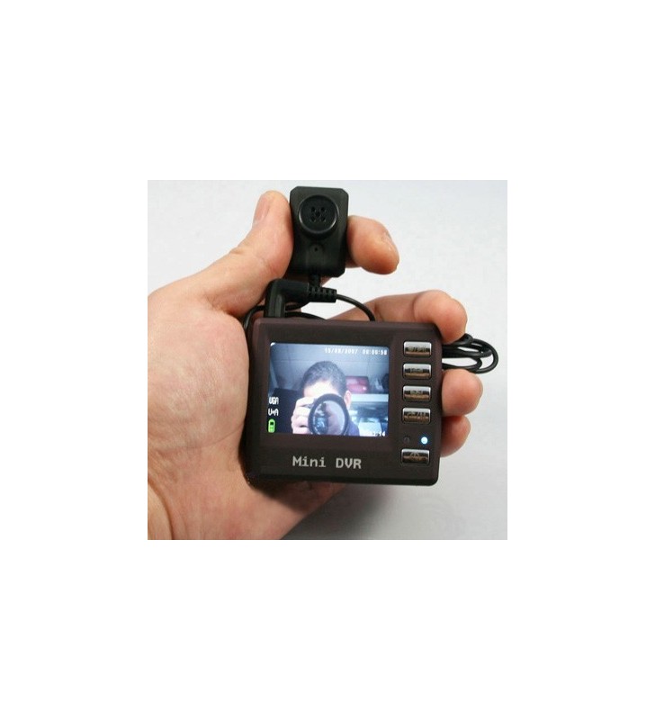 Microcamera bottone + Microregistratore LCD