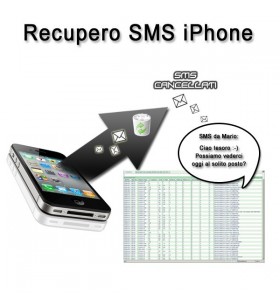 Recupero sms cancellati Apple Iphone